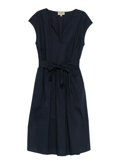 POPLIN SHORT DRESS WOOLRICH | CFWWDR2028FRUT39443989 MELTON BLUE